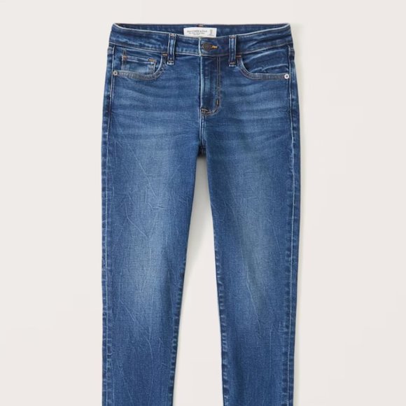 Abercrombie Mid Rise Super Skinny Ankle Jean - Picture 1 of 6